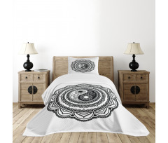 Folk Mandala Bedspread Set