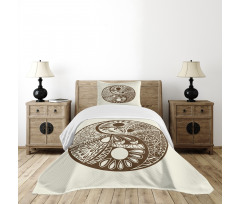 Abstract Hand-Drawn Bedspread Set