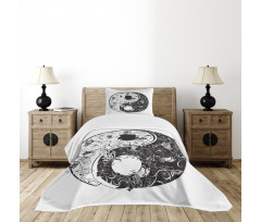 Floral Ornamentation Bedspread Set