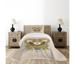 Animal Head Bedspread Set