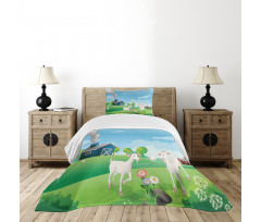 Pleasant Farm Life Bedspread Set