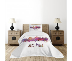 Saint Paul Skyline Bedspread Set