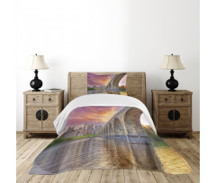 Stone Arch Bridge Bedspread Set