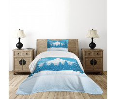 Mountain Forest Bedspread Set