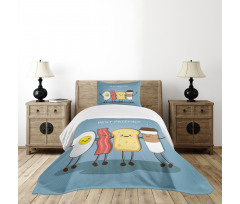 Morning Best Friends Bedspread Set