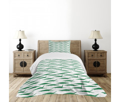 Funny Green Alligator Bedspread Set