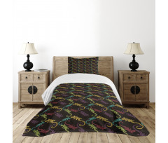 Reptiles Composition Bedspread Set