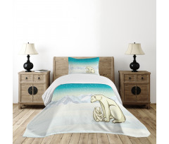 Arctic Animal Family Bedspread Set