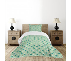 Colorful Gardening Bedspread Set