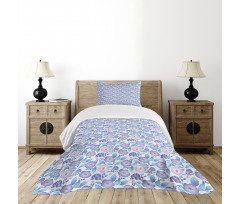 Exotic Flower Bouquet Bedspread Set