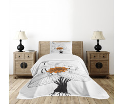 Water Lily Bedspread Set