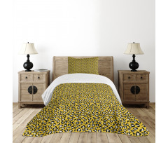 Wild Cat Camouflage Bedspread Set