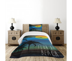 Dreamlike Sunset Shore Bedspread Set