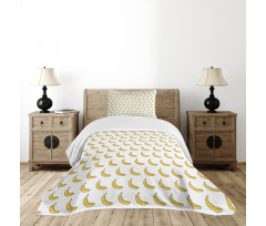 Doodle Exotic Bananas Bedspread Set