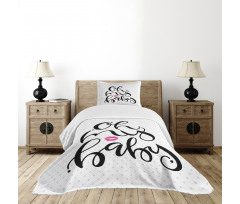 Handwriting Bedspread Set