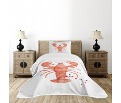 Fresh Organic Seafood Bedspread Set