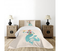 Genie with Magic Tool Bedspread Set