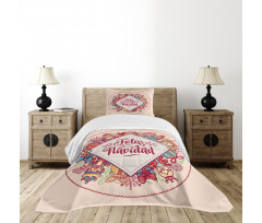 Feliz Navidad Christmas Bedspread Set