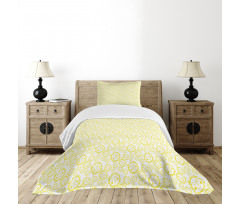 Cheerful Smiling Characters Bedspread Set
