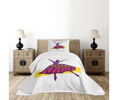 Female Dancer Bedspread Set