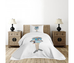 Rococo Aristocrat Man Bedspread Set
