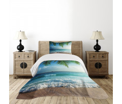 Palms Tropical Island Bedspread Set