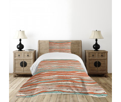 Contemporary Pastel Tone Bedspread Set