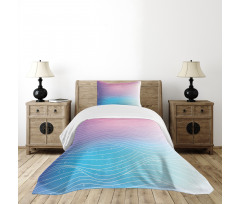 Nebula Sky Ombre Effect Bedspread Set