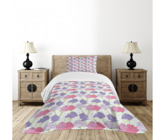 Spring Rose Garden Bedspread Set