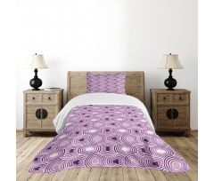 Ombre Geometric Art Bedspread Set