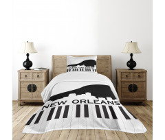 Piano Jazz Music Bedspread Set