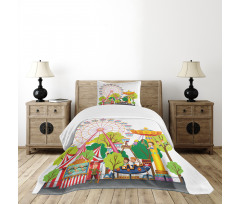 Carnival Tents Bedspread Set