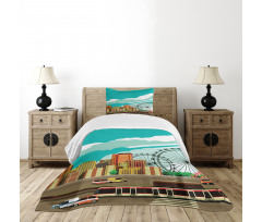 Downtown Panaroma Bedspread Set