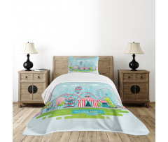 Urban Landscape Bedspread Set