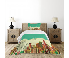 Vintage Metropolis Bedspread Set