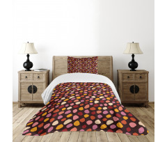 Deformed Spot Shapes Bedspread Set