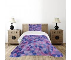 Triangles Low Poly Bedspread Set