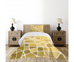 Disorganized Blocks Bedspread Set