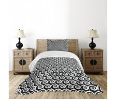 Circular Shapes Bedspread Set