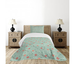 Tender Branches Curly Bedspread Set