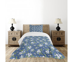 Spring Blooms Field Retro Bedspread Set