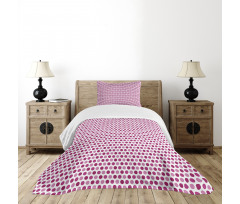 Retro Style Little Spots Bedspread Set