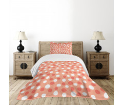 Repeating Circular Shapes Bedspread Set