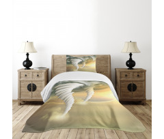 Abstract Hurricane Swirls Bedspread Set