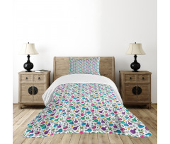 Chemicals Bacteria Cell Plant Bedspread Set