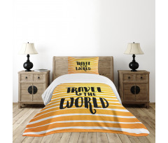 Travel the World Exploration Bedspread Set