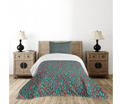 Big and Small Half Circles Bedspread Set