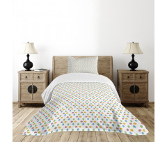 Geometric Abstract Mosaic Bedspread Set
