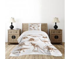 Reptile Dinos Bedspread Set
