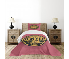 Denver Grunge Urban City Bedspread Set